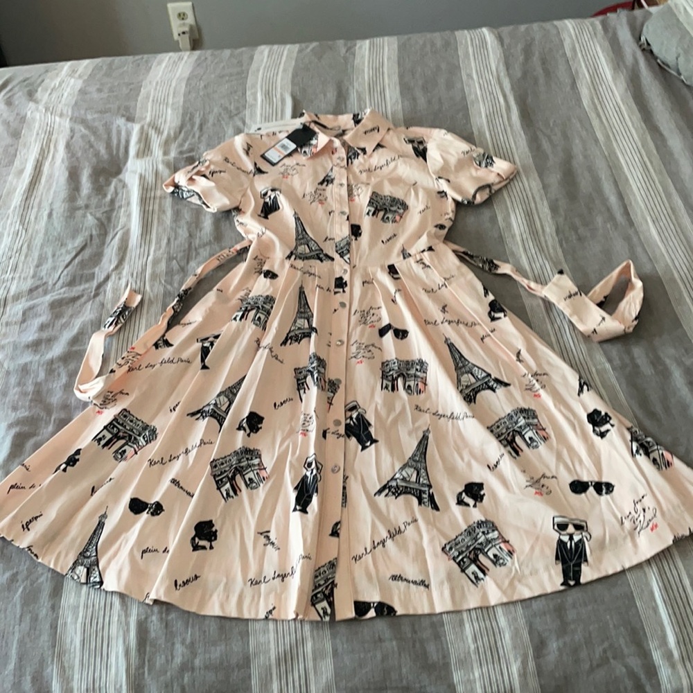 Karl Lagerfeld Paris print dress